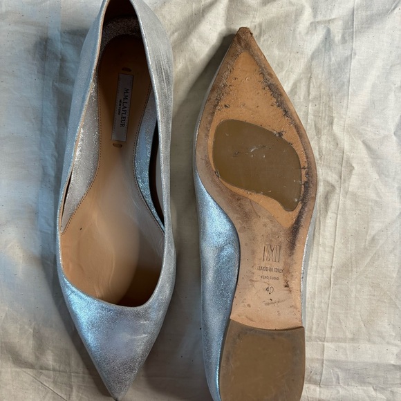 MM Lafleur Metallic Sicer Pointer Flats Size 9/40 - Picture 6 of 9